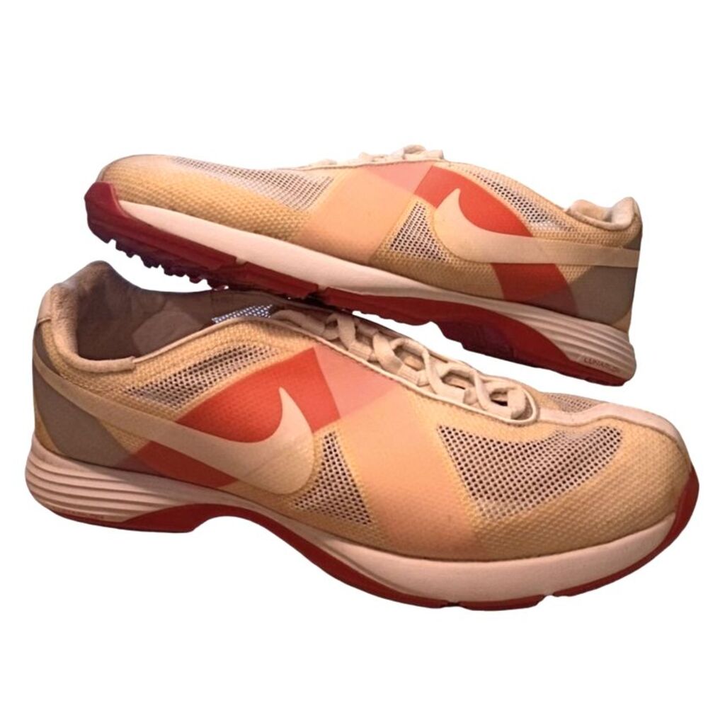 Nike Hyperfuse Lunarlon women's golf shoes | Peach/Orange Mesh | Women's Size 8 - Picture 3 of 12